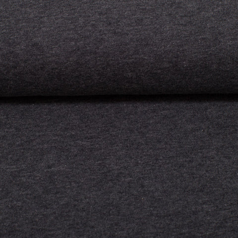 Maike French Terry Melange Anthracite Grey
