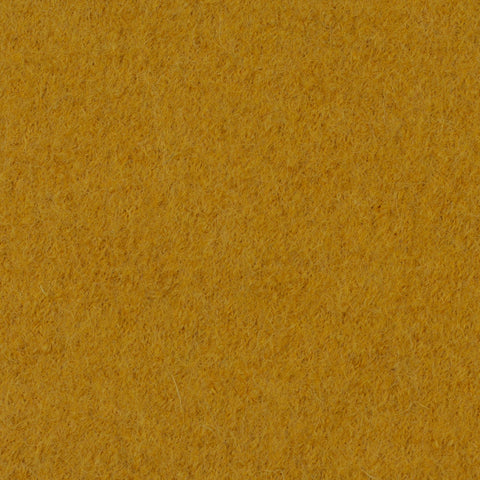 Boiled Merino Wool Plain Mustard Yellow