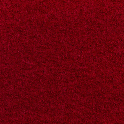 Boiled Merino Wool Plain Red
