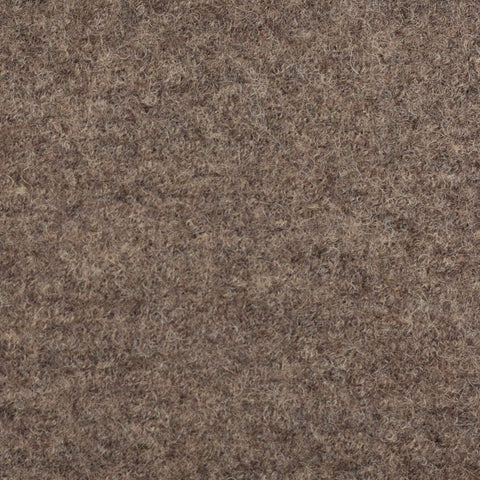Boiled Merino Wool Melange Beige