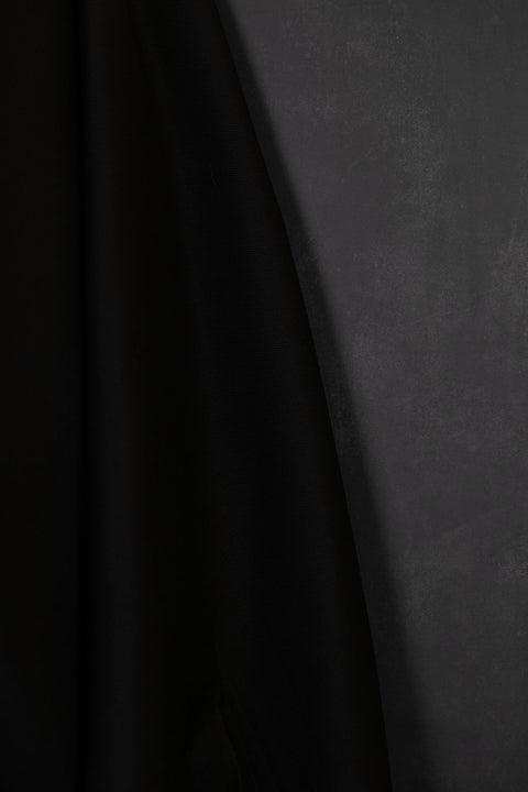 12.5oz Organic Cotton Rigid Denim Black