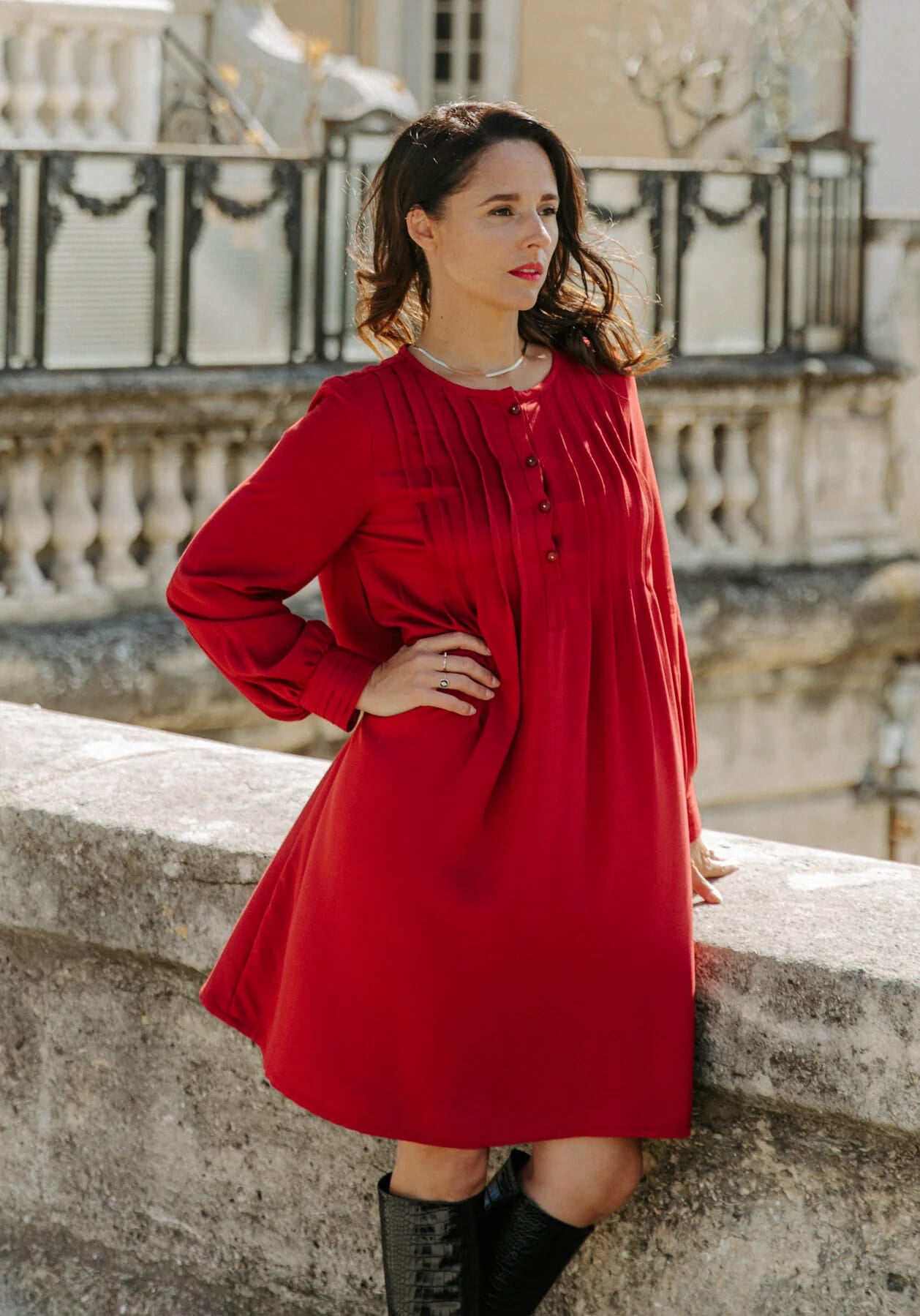 Maison Fauve - Atlas Shirt Dress Paper Sewing Pattern – House of Cloth