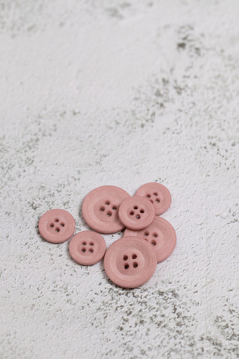 Sew Through Large 4 Hole Pink