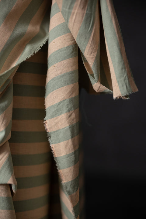 Organic Cotton/Linen Stripe Land & Sea