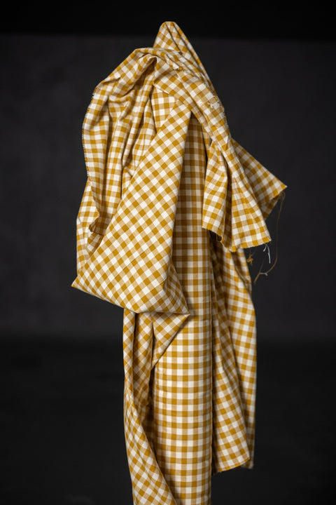 Organic Cotton/Linen Gingham Pippa
