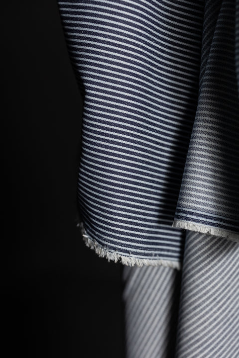 8oz Organic Denim Blue Hickory