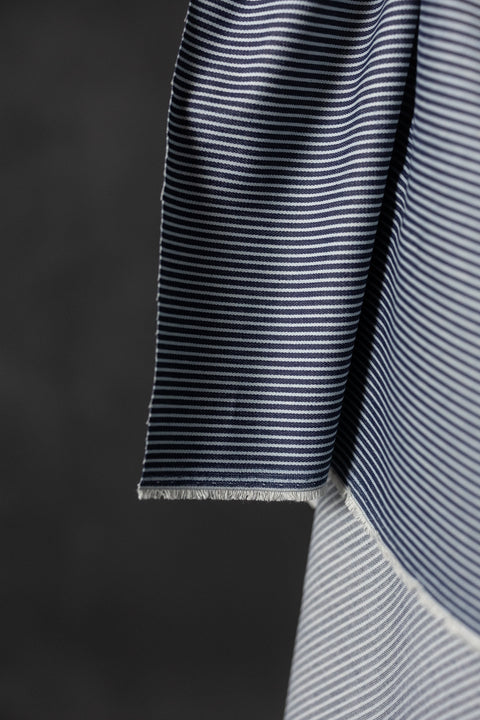 8oz Organic Denim Blue Hickory
