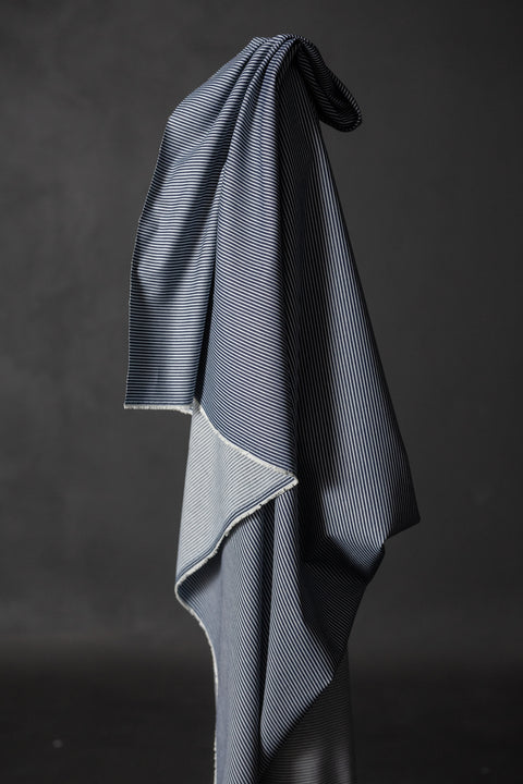 8oz Organic Denim Blue Hickory