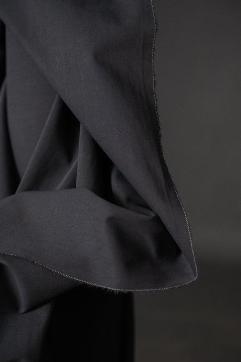 8oz Organic Sanded Twill Black