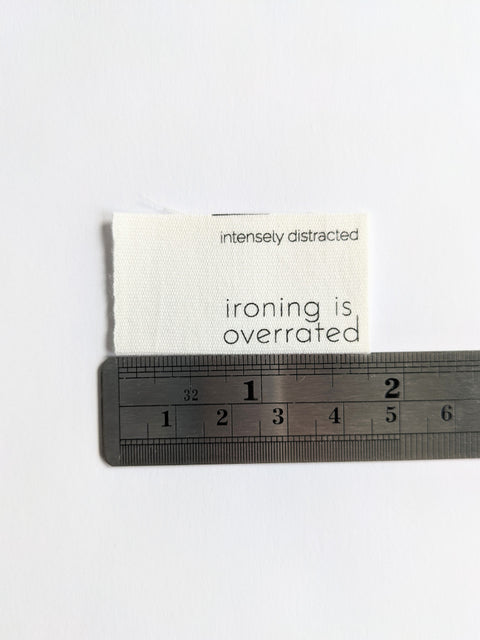 Ironing Is Overrated