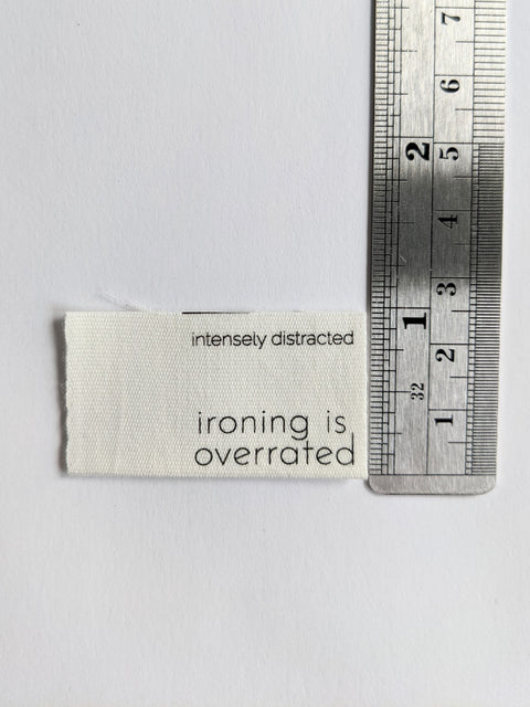 Ironing Is Overrated