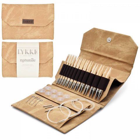 Naturale 5" Interchangeable Needle Set - Tan Denim