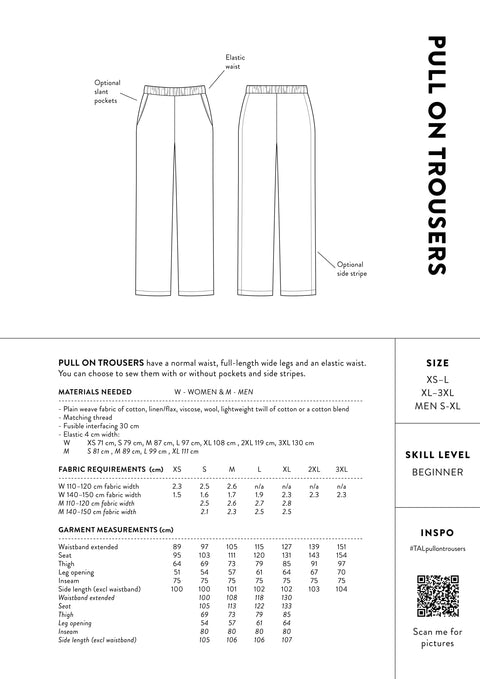 Pull On Trousers Men's (Discontinued)