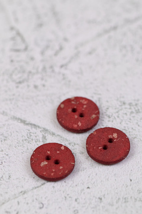 Rock Textured Button Red