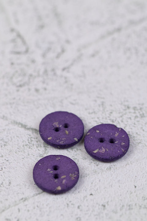 Rock Textured Button Purple