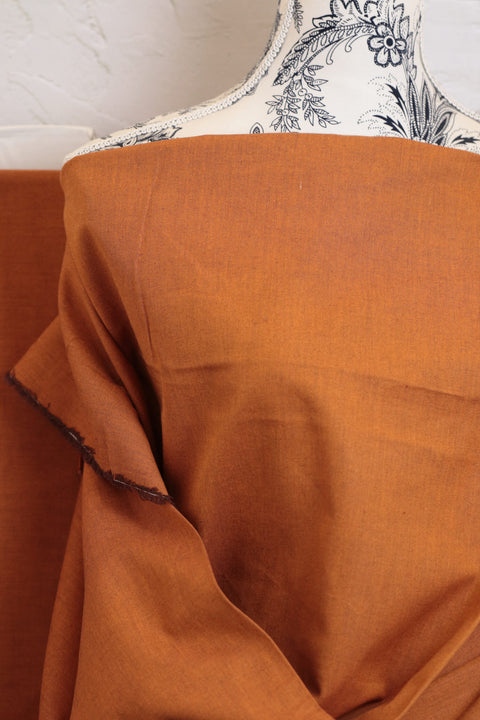 Artisan Cotton Solid by Another Point of View Saffron/Spice