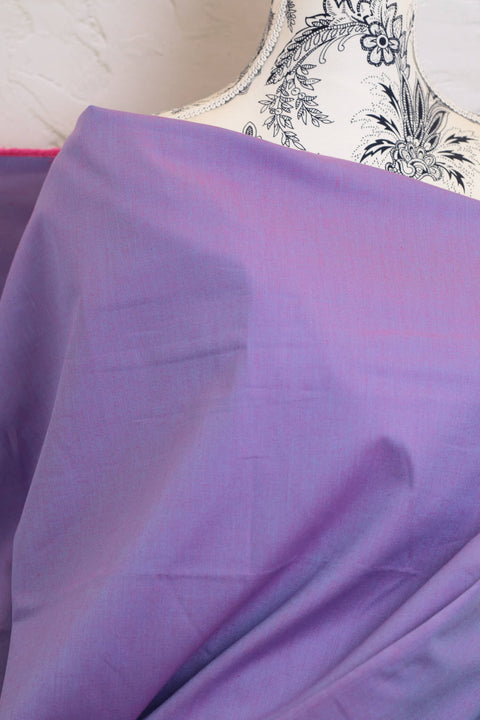 Artisan Cotton Solid by Another Point of View Azure/Magenta