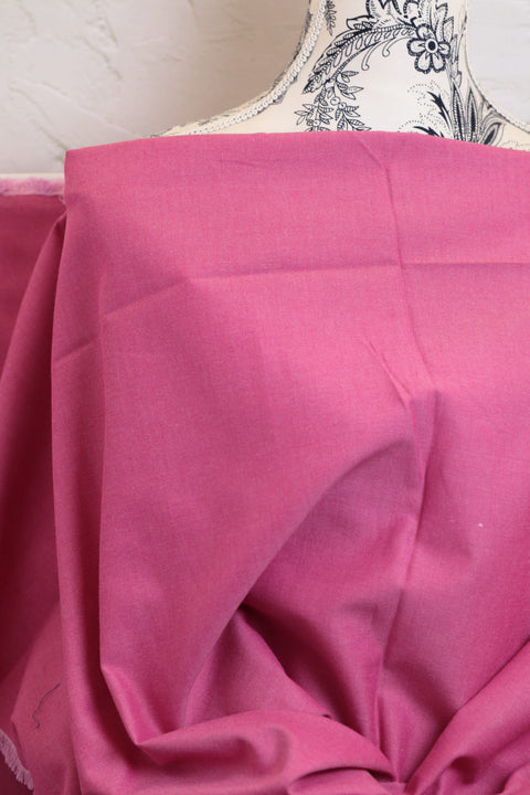 Artisan Cotton Solid by Another Point of View Raspberry/Lt Pink