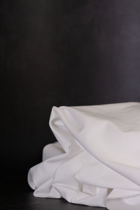 Cotton Poplin White