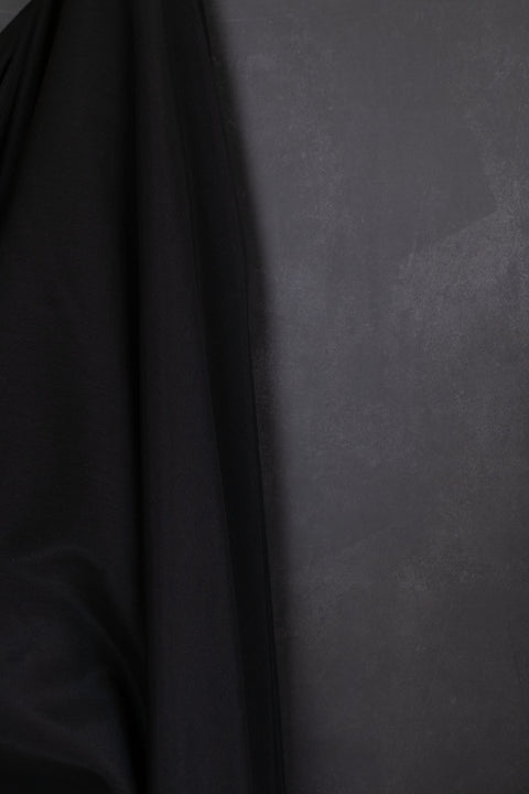 Cotton/Silk Voile Black