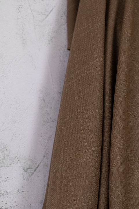 Cotton/Virgin Wool Melange Coca Mocha