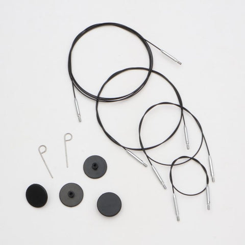 Thin & Flex Swivel Cables Black/Silver