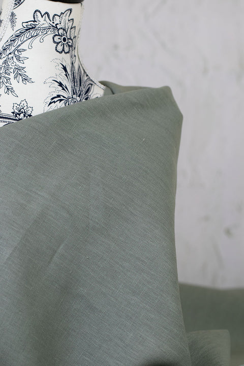 Plain Dyed Irish Linen Lichen