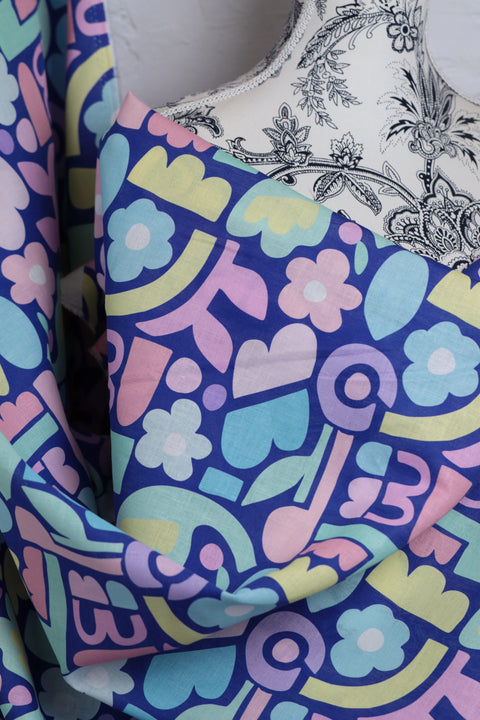 Bebop Printed Linen/Cotton