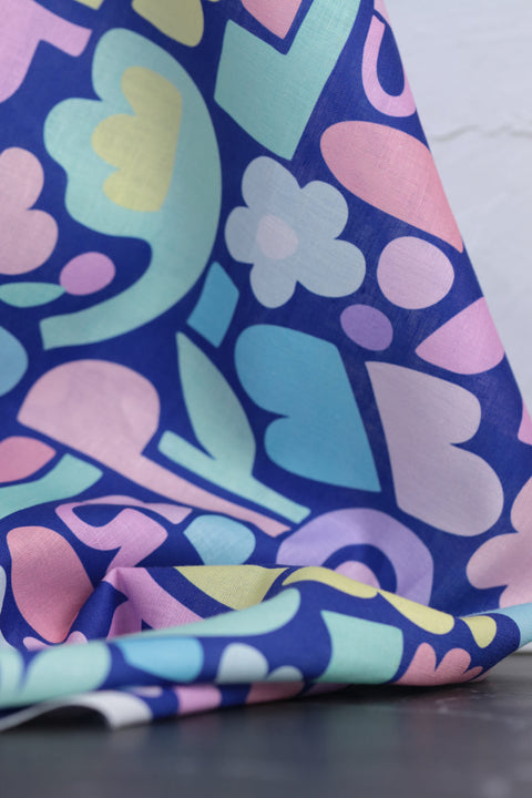 Bebop Printed Linen/Cotton