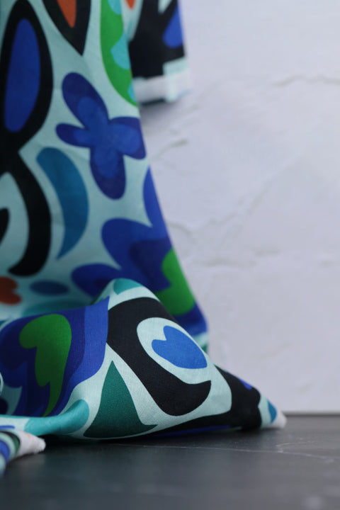 North of Retro Printed Linen/Cotton