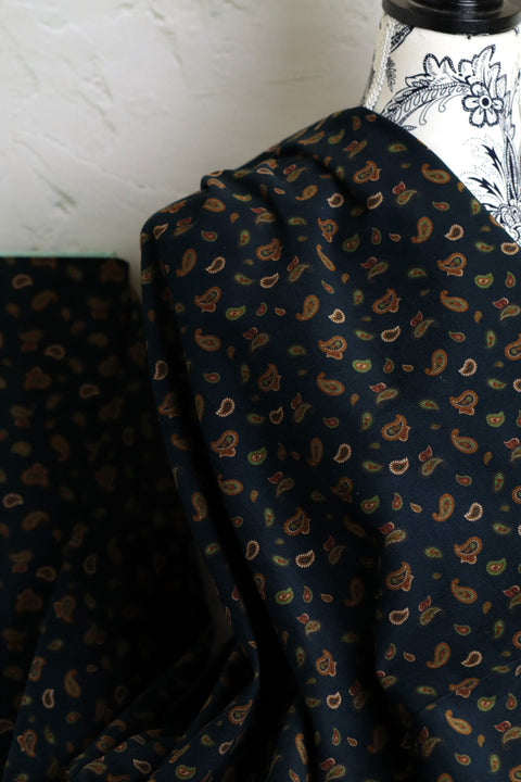 Shirt Call Paisley Corduroy Navy