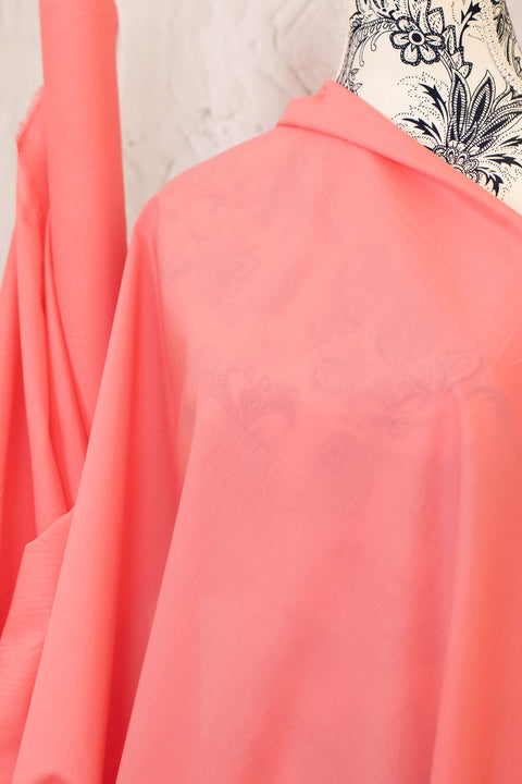 Plain Dyed Tana Lawn Flamingo