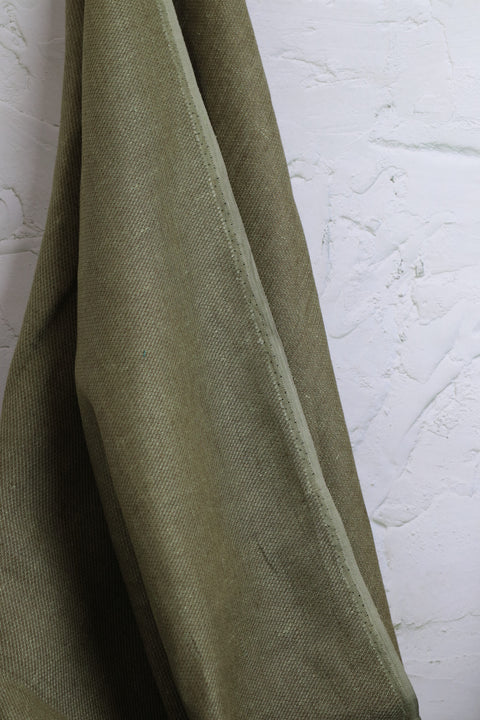 Lithuanian Yarn-Dyed Linen Olive