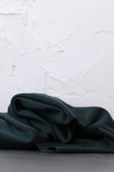 Merino Interlock Forest Green