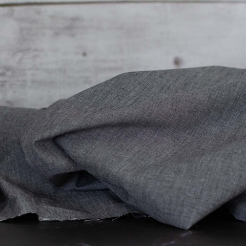 Cotton Chambray Black
