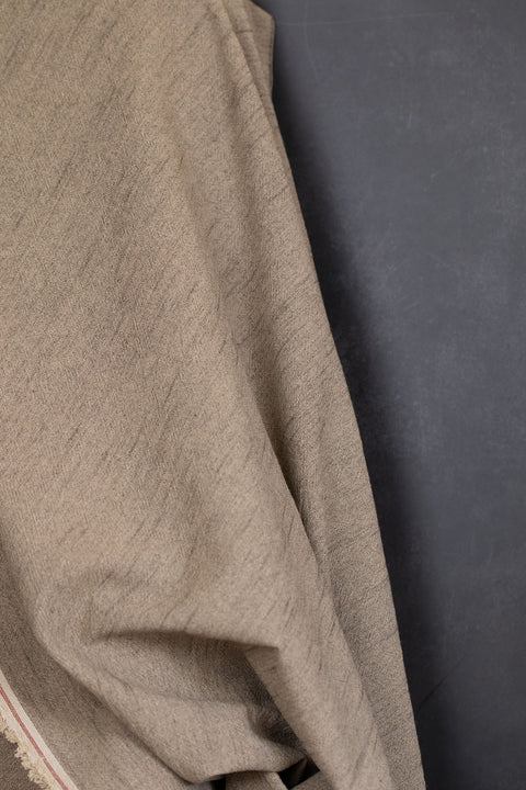Textured Cotton Twill Natural