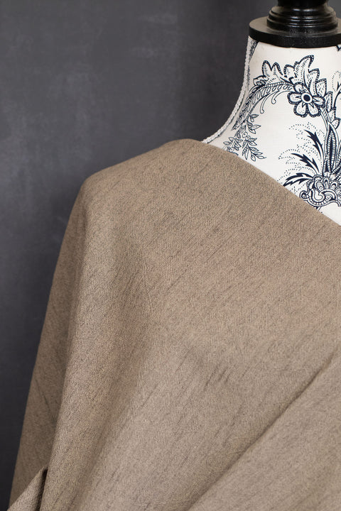 Textured Cotton Twill Natural