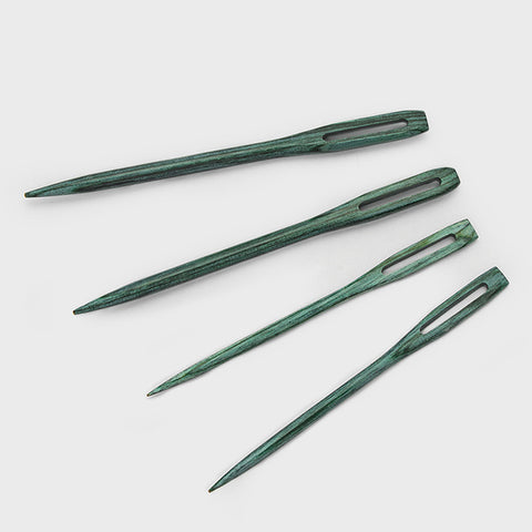 Teal Wooden Darning Needles