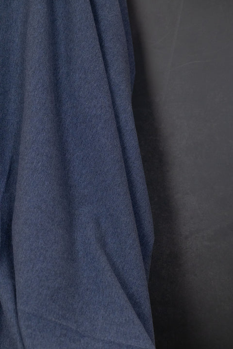 Vanessa Melange Cotton Jersey Dark Blue