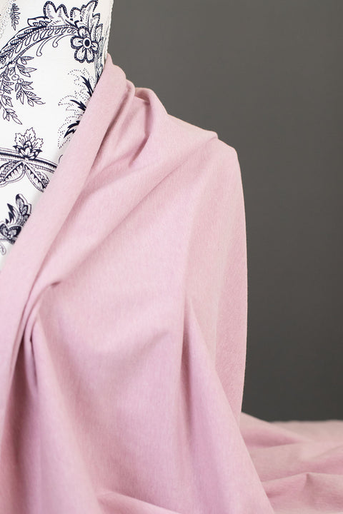 Vanessa Melange Cotton Jersey Rose