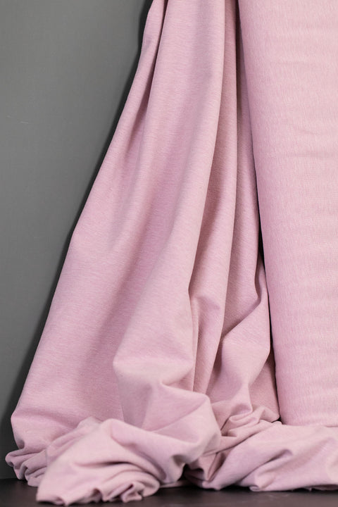 Vanessa Melange Cotton Jersey Rose
