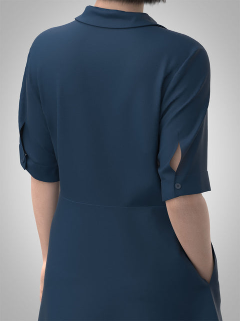 Shirt Dress rear sleeve