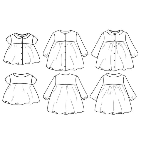 Stockholm Blouse & Dress — 6M–4Y