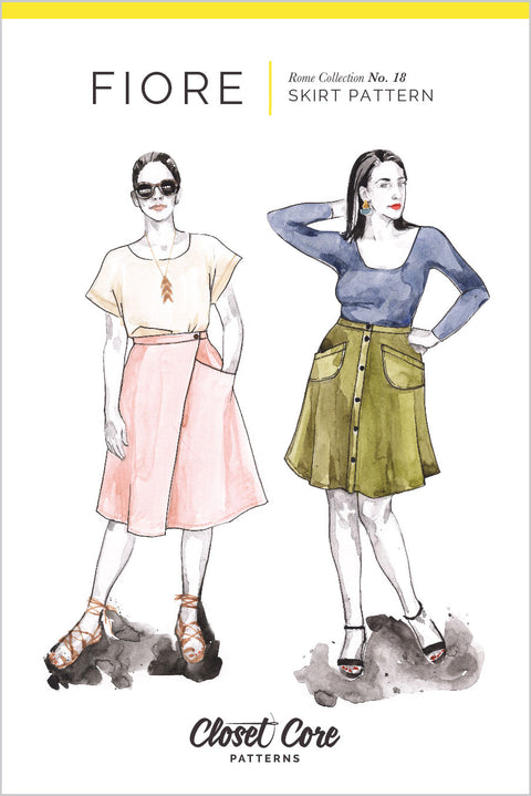 Fiore Skirt Pattern Rome Collection No. 18