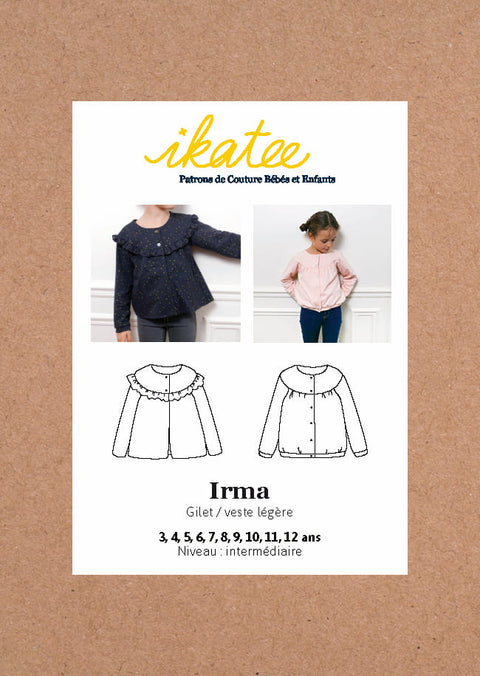 Irma Cardigan or Light Vest — 3–12Y