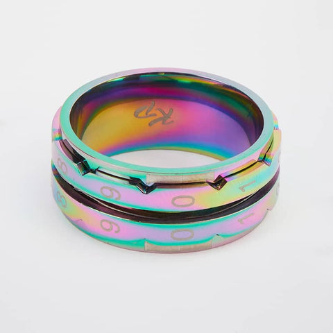 Rainbow Row Counter Ring