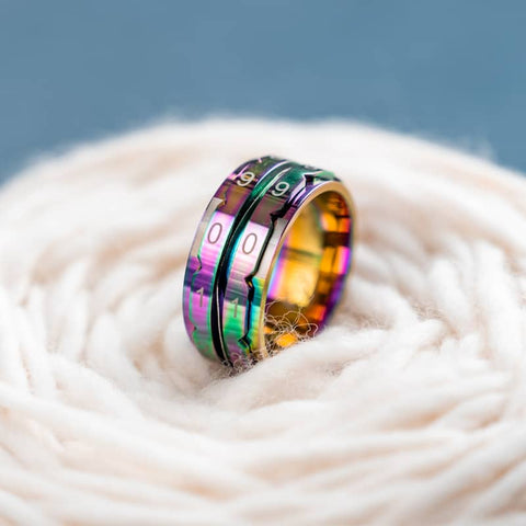 Rainbow Row Counter Ring