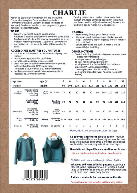 Charlie Hoodie — 3–12Y