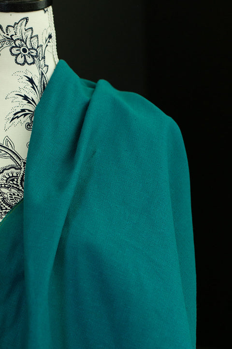 Hemp/Organic Cotton Crossweave Fanfare Blue