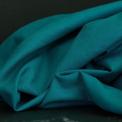 Hemp/Organic Cotton Crossweave Fanfare Blue
